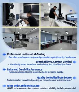 Calzoncillos Bóxer Exclusivos HAGO con Bolsa Avanzada para Hombre, Transpirables, Antideslizantes, con Bolsa con Cierre - Product Image 4