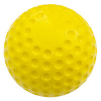 Ningyue Haute Qualité 9 pouces 5 OZ Balle de baseball d'entraînement à surface alvéolée, noyau solide en PU, antidérapante, durable, avec logo personnalisé, pour usage neutre
