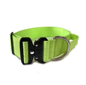 Collar de Nailon de <span class=keywords><strong>2</strong></span> Pulgadas para Perro con Mango Controlable, Diseño Clásico y Moderno, Hebilla de Metal y Cintas - Product Image 6