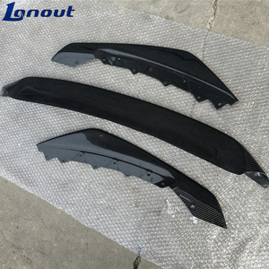 Lèvre de pare-chocs avant en fibre de carbone de style <span class=keywords><strong>SVR</strong></span> haute performance en trois parties pour kit de carrosserie de rétrofit Jaguar F-type - Product Image 2