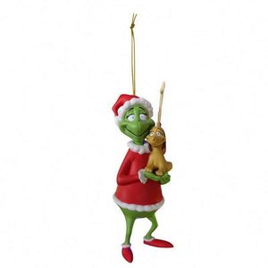 Adorno Colgante de Acrílico de Monstruo Peludo Verde 2025 para Árbol de Navidad, Novedad Transfronteriza, Colgante de Dibujos Animados - Product Image 4