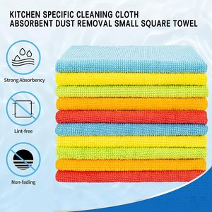 Paños de Limpieza Cuadrados de Microfibra Personalizados VANTUR, 40*40cm, de Secado Rápido, Absorbentes de Agua, Tejidos, de Color Sólido, para Cocina y Auto - Product Image 4