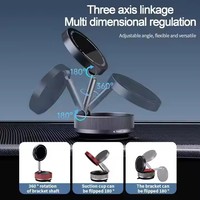 Support de ventouse de voiture de haute qualité support de téléphone d'aspiration magnétique sous vide pliable pour iphone 16 15 Pro Max