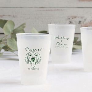 Tazas Personalizadas para Bodas con Perros, Recuerdos de Boda con Diseño de Mascotas - Product Image 1