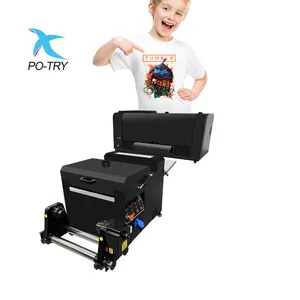 Potry A3 Pet phim dtf máy in BỘT LẮC máy với dx9 đầu cho bất kỳ loại áo thun may mặc dệt