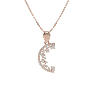Classic Forever Symbol Diamond <b>Gold</b> Link Chain <b>Necklace</b> for Women Luxury Engagement & Bridal Gift Anniversary Fashion Jewelry - Product Image 1