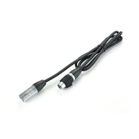 Câble DMX étanche IP65 à 3 conducteurs 3*0.3mm 1.2M AC 85-265V Câble de signal XLR 3 broches pour éclairage de scène