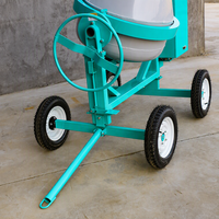 Mini bétonnière domestique CM400-4C avec moteur diesel refroidi par air de 6 CV, rendement élevé de 5-6 m³/h, garantie de 2 ans