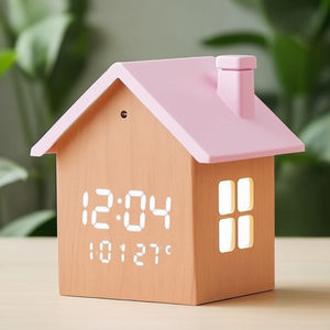 Sveglia Wooden Case Pink JD 9540P - Product Image 3