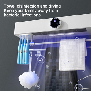 <span class=keywords><strong>Sèche</strong></span>-serviettes électrique <span class=keywords><strong>mural</strong></span> intelligent thermostatique numérique blanc pour salle de bain - Product Image 4