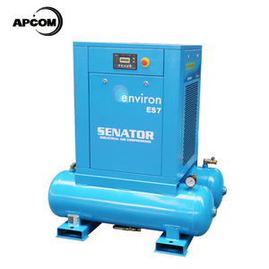 ปกป้องสภาพแวดล้อมการผลิต 4 in 1 เครื่องอัดอากาศแบบสกรูในตัว ระบายความร้อนด้วยอากาศ มอเตอร์แบบลูกปืน ใช้งานได้ทั้งในอุตสาหกรรมและเชิงพาณิชย์ - Product Image 5