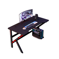 Bureau d'angle de jeu professionnel, grand boîtier pliable, fabricant, emballage de couleur, bon marché, nouveau design, pour la maison,