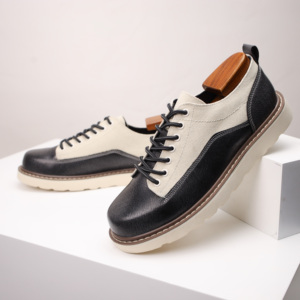 Zapatos de Trabajo Retro para Hombre, de Cuero Genuino, Estilo Americano, Calzado Casual para Exteriores, Cómodos y Duraderos - Product Image 4