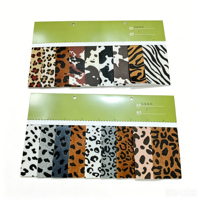 Cuir synthétique imprimé animal en gros : motif léopard, zèbre, tigre, vache, girafe – Similicuir PU pour chaussures et sacs