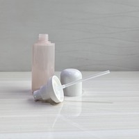 Vide rond 30ml 100ml 120ml 150ml paroi épaisse PETG plastique rose cosmétique emballage pompe de pulvérisation Toner Lotion bouteille avec couvercle