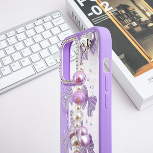 Custodia per telefono in TPU <span class=keywords><strong>rosa</strong></span> di lusso e alta qualità con fiocco e design animale per <span class=keywords><strong>iPhone</strong></span> 11 <span class=keywords><strong>13</strong></span> 14 15 16 <span class=keywords><strong>Pro</strong></span> <span class=keywords><strong>Max</strong></span> 12 Plus XS XR SE con supporto per telefono - Product Image 4