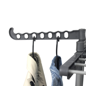 Séchoir à <span class=keywords><strong>linge</strong></span> pliable 4 niveaux sur roulettes, gain de place, pour intérieur et extérieur - Product Image 6