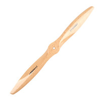 Hélice robuste en bois de hêtre 17x8, 63g, renforcée pour avion RC à moteur essence/nitro 20CC-26CC, pièces d'hélices équilibrées CNC