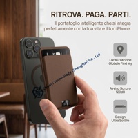 Porte-cartes GPS AirTags pour portefeuille, mini, 4 pièces, en silicone, avec clip à billets, 2 housses, mignon, petit, pour homme