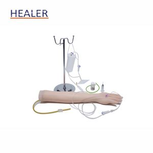 Kit de <span class=keywords><strong>brazo</strong></span> de entrenamiento IV, <span class=keywords><strong>brazo</strong></span> de práctica de inyección intravenosa de Maniquí de PVC para escuelas y modelo humano de sutura - Product Image 1