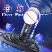 Dreifach-Stimulations-Analvibrator mit P-Punkt- und Perineum-Stimulation USB-Aufladbar Wasserdicht Latexfrei Erwachsenen-Stimulationsgerät