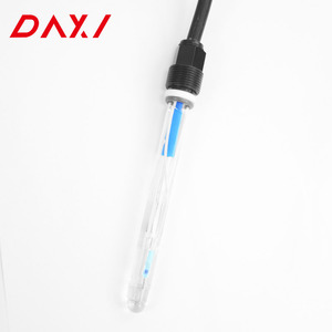 Sonda de vidrio de alta temperatura con electrodo de <span class=keywords><strong>PH</strong></span> <span class=keywords><strong>industrial</strong></span> con compensación de temperatura para tratamiento de aguas residuales alimentos y bebidas - Product Image 4