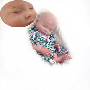 Boneka Silikon Penuh untuk Bayi Perempuan, 46 Cm 18 Inci Hislanic Bambole Munecas De Reborn Boneka Bayi Gadis Yang Menawan - Product Image 5