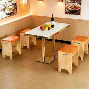 Table de salle à manger commerciale en pierre fritté<span class=keywords><strong>e</strong></span> avec bordure en alliage d'aluminium sur mesure pour restaurant, hôtel, <span class=keywords><strong>bar</strong></span>, cantine - Product Image 5