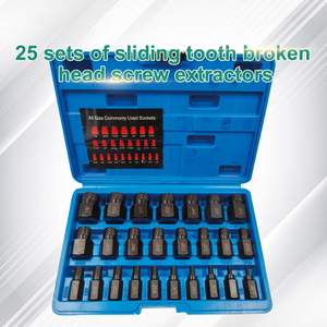 KAFUWELL SS23340A Wholesale 25 Pc Torx Star Sockets &amp; Bit <strong>Set</strong> Drive Handheld Tool Torque Star <strong>Screwdriver</strong> Socket <strong>Set</strong> <strong>Low</strong> Price - Product Image 2