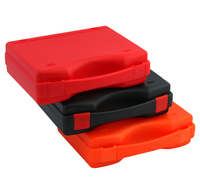 Boîte à outils en plastique portable antichoc de haute qualité TPC007 280*230*80mm OEM personnalisée noire pour l'emballage