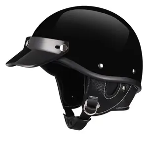 Half Face Motorcycle Helmet Equivalent Vega Helmet double mirrors with inner visor