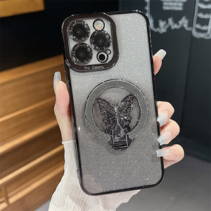 Gradient Màu Thông Minh Điện Thoại Di Động Trường Hợp Đối Với iPhone 11 12 13 Pro Cho iPhone 6S 7 10 XR XS-Long Lanh Bướm Chủ Điện Thoại Di Động Trường Hợp - Product Image 4