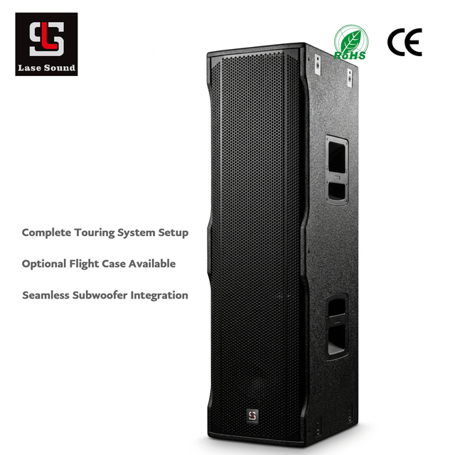 NXL 444 Dual-Amp Active Line Array Speaker System 1600W Professional Audio Speakers with DSP FIR for Outdoor Concert