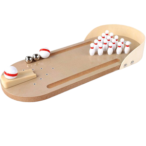 Jouets <span class=keywords><strong>de</strong></span> <span class=keywords><strong>Bowling</strong></span> en Bois Portables, <span class=keywords><strong>Jeux</strong></span> d'Extérieur pour 5-7 Ans, Petite Taille, Forme <span class=keywords><strong>de</strong></span> Balle Unisexe pour Distributeur <span class=keywords><strong>de</strong></span> <span class=keywords><strong>Jeux</strong></span> Éducatifs - Product Image 6