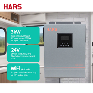 En stock, Ventes flash : Système d'onduleur solaire hybride 3.2KVA 24VDC, Nouveau modèle 3kW <span class=keywords><strong>disponible</strong></span> - Product Image 3