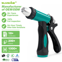 Pistolet d'arrosage haute pression SUNSHINE Advanced avec buse réglable pour l'irrigation de jardin, outil de nettoyage en alliage de zinc, vente en gros