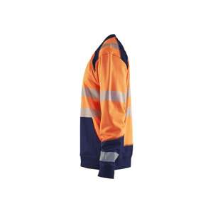 BLAKLADER - 3541252853894XL Sudadera Hi-Vis Naranja/Azul marino-EAN 7330509621073 ROPA DE TRABAJO DE LA HI-VIS - Product Image 5