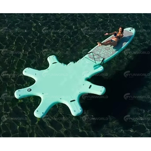 <strong>Inflatable</strong> Yoga Dock Customized New Design <strong>Inflatable</strong> <strong>Floating</strong> Yoga Dock Station for PaddleBoards - Product Image 3