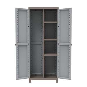 TERRY - 1002813 Gabinete de exterior de 2 puertas 68x39x170 - 3 estantes interiores ajustables-ARMARIOS EAN 8005646028137 - Product Image 2