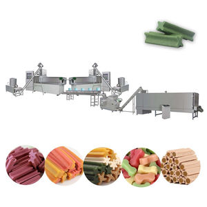 Barra Masticable Suave de Piel Cruda para Perros, Snack, Premios para Mascotas, Extrusión en Frío, Fabricación por Motor, Capacidad de Corte de 300 kg/h - Product Image 1