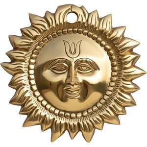 Sun <b>Wall</b> <b>Decor</b> Metal Circular Champagne Gold Bohemian Home Decoration Hanging Item - Product Image 1
