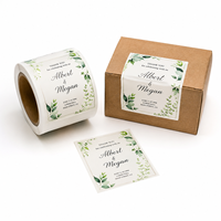 Étiquettes personnalisées pour emballages privés, impression d'autocollants de produits, logo de marque, étiquettes rondes en rouleaux, autocollants en vinyle imperméables