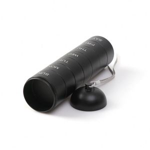 Boîte à pilules portable en métal 2024, boîte à pilules hebdomadaire en aluminium noir, organiseur de médicaments - Product Image 4