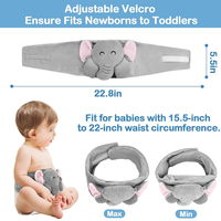 Ceinture chauffante apaisante pour nouveau-nés : Soulagement des coliques et des gaz grâce à la chaleur douce, coussin chauffant pour bébé