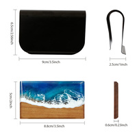 Coffret Cadeau Luxe en Bois avec Clip Magnétique pour Pare-Soleil, Diffuseur de Parfum pour Voiture, Kit Désodorisant Longue Durée pour l'Intérieur