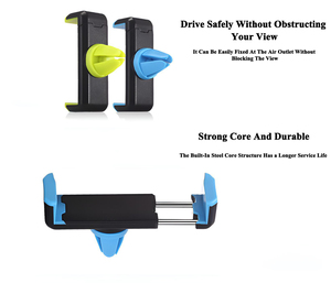Soporte Universal Giratorio de 360 Grados para Teléfono Móvil, con Clip para Rejilla de Ventilación de Coche, para Navegación GPS con Manos Libres - Product Image 2