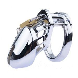 CB-3000 - Gaiola de bloqueio de galo curto de tira, gaiola de aço pequena, dispositivos de castidade de metal para homens gays - Product Image 6