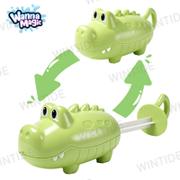 Ensemble de jouets lanceurs d'eau en plastique unisexes pour enfants, motif animaux mignons, pistolets à eau en forme de licorne, jouets de tir pour l'extérieur et la baignoire en été