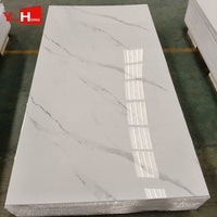Panneau mural en PVC de haute qualité, imperméable, 1220x2440mm, imitation marbre, plaque UV pour revêtement de salle de bain, cuisine, zone humide