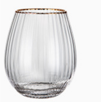 Ensemble de verres à vin Raymond en cristal blanc sans plomb de 450 ml, personnalisables avec logo, design original, style gobelet, pour hôtels